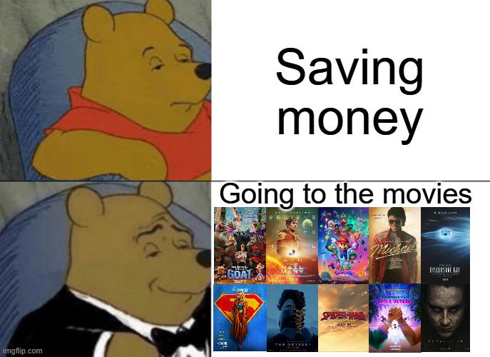 Open saving movie money