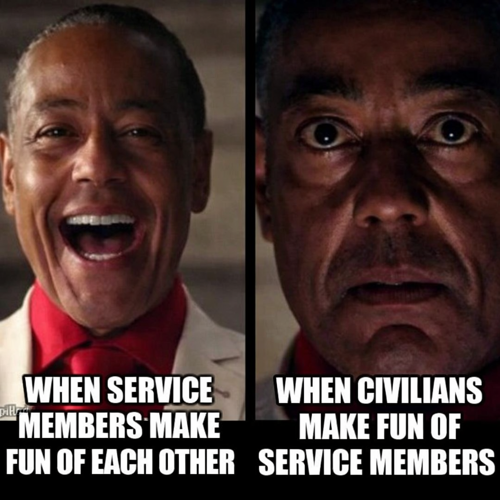 Open service members civilians comparison