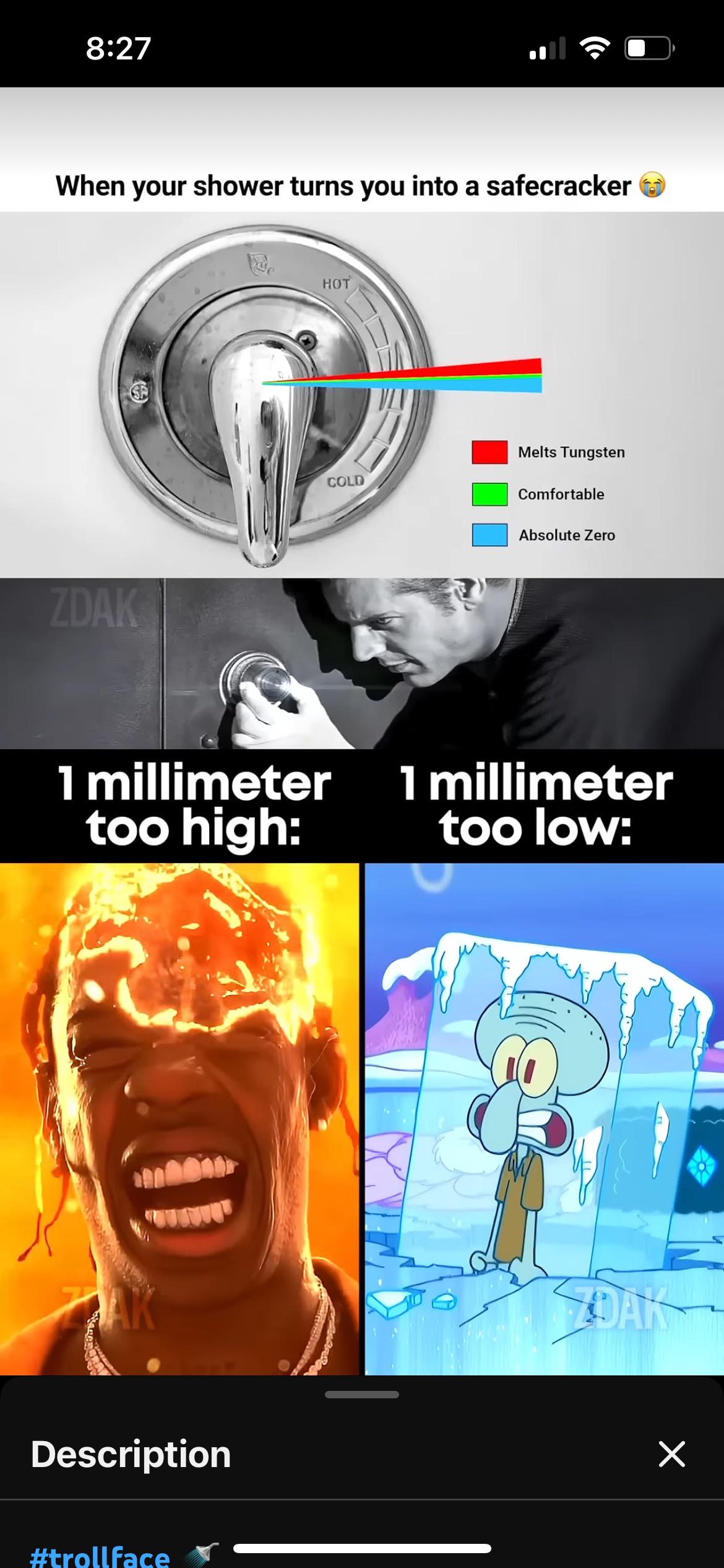 Open shower safecracker joke