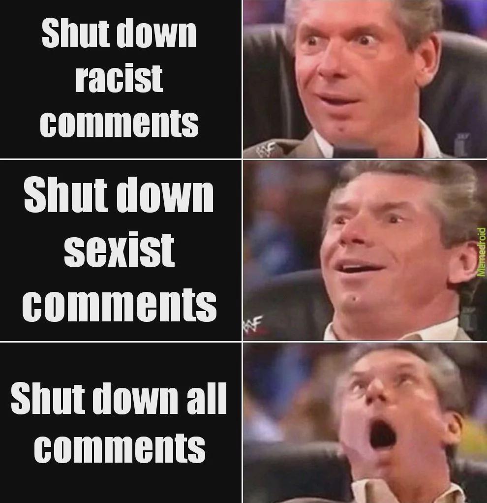 Open shut down comments
