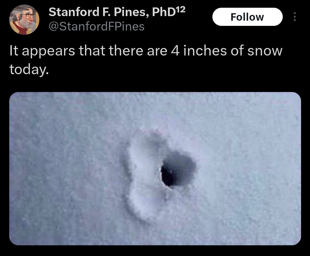 Open snow depth measurement