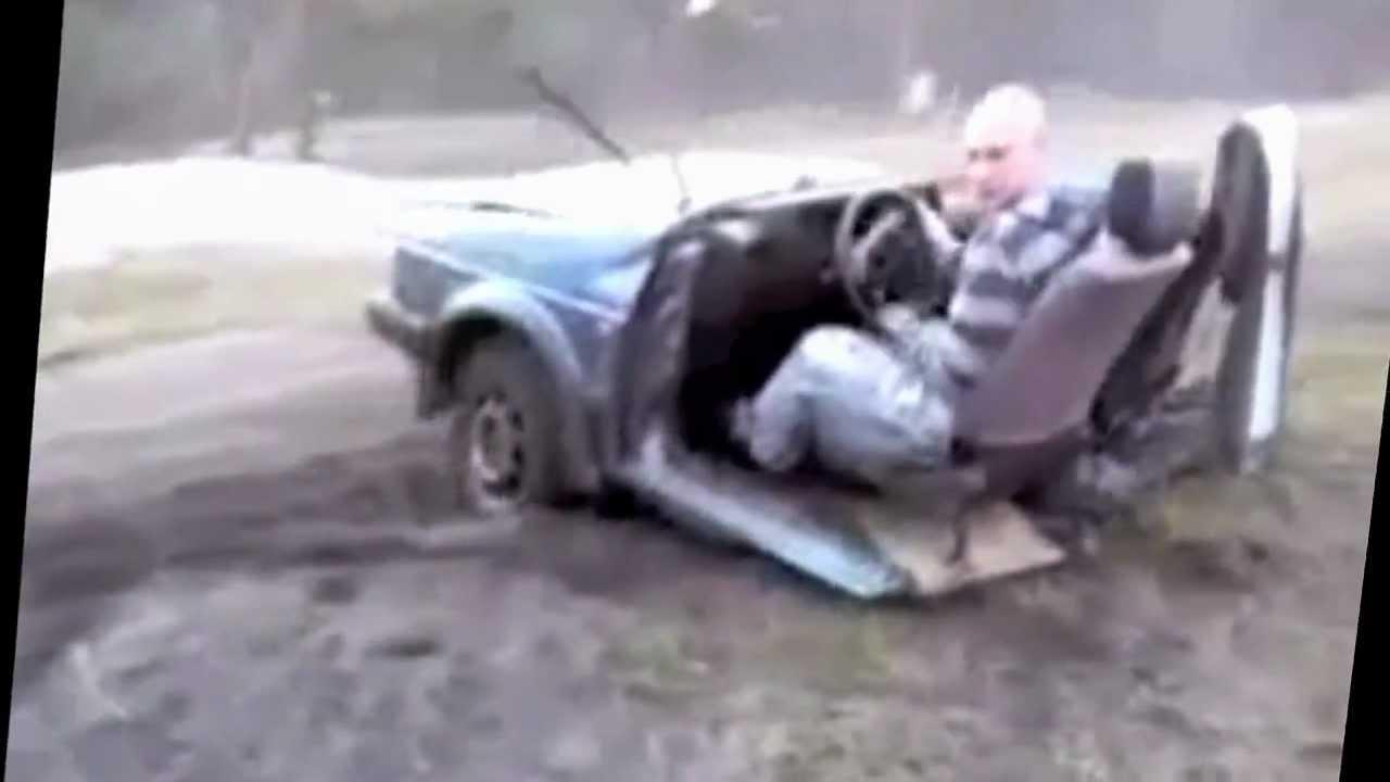 Open soviet comrade car wreck