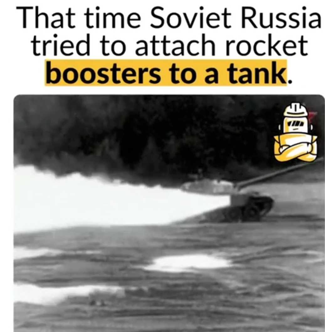 Open soviet rocket tanks