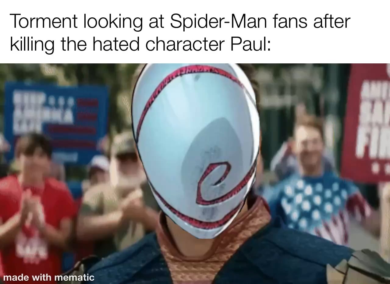 Open spiderman tormenting fans