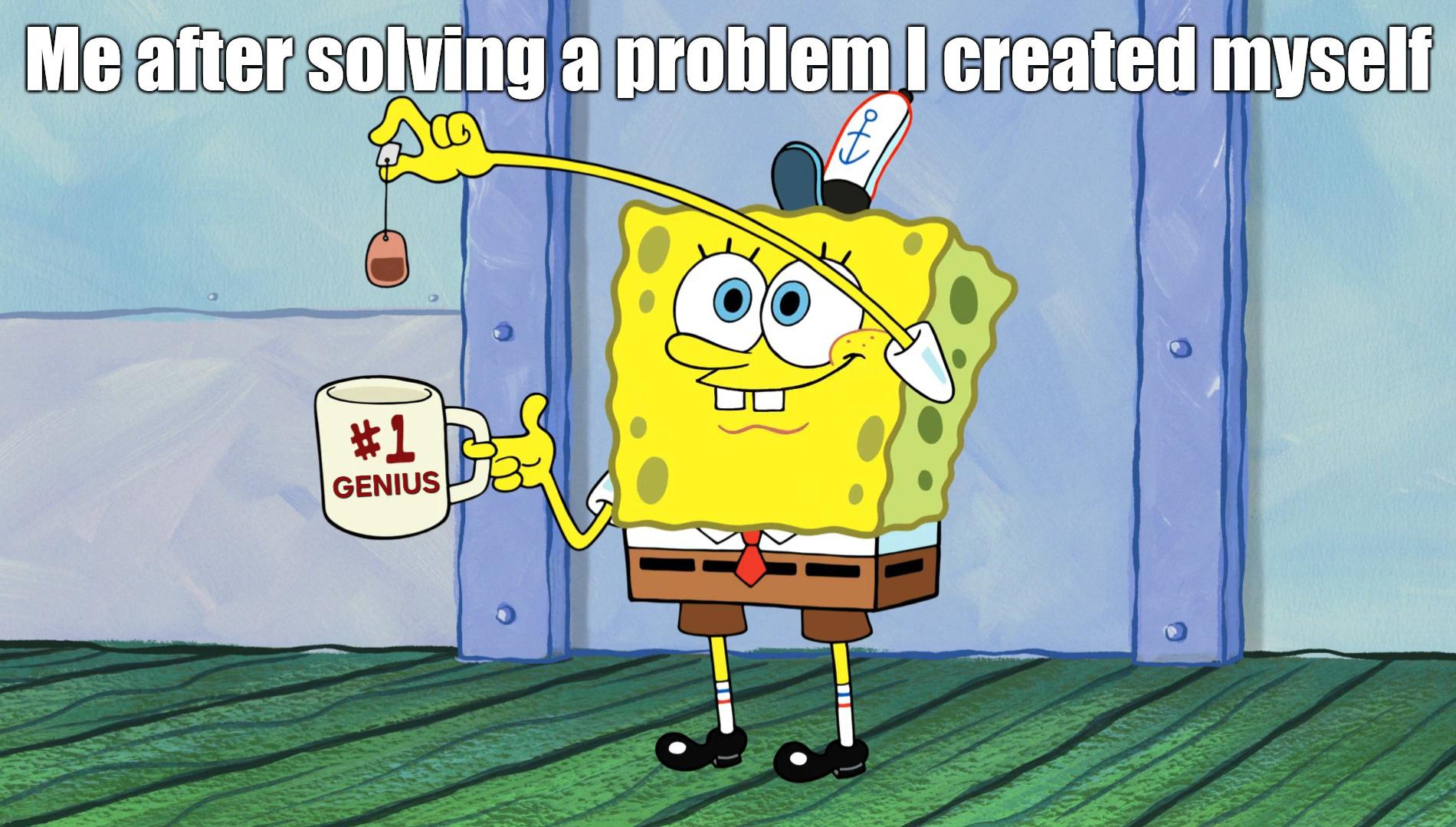 Open spongebob genius problem