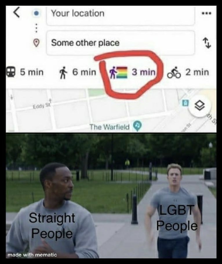 Open straight lgbt comparison