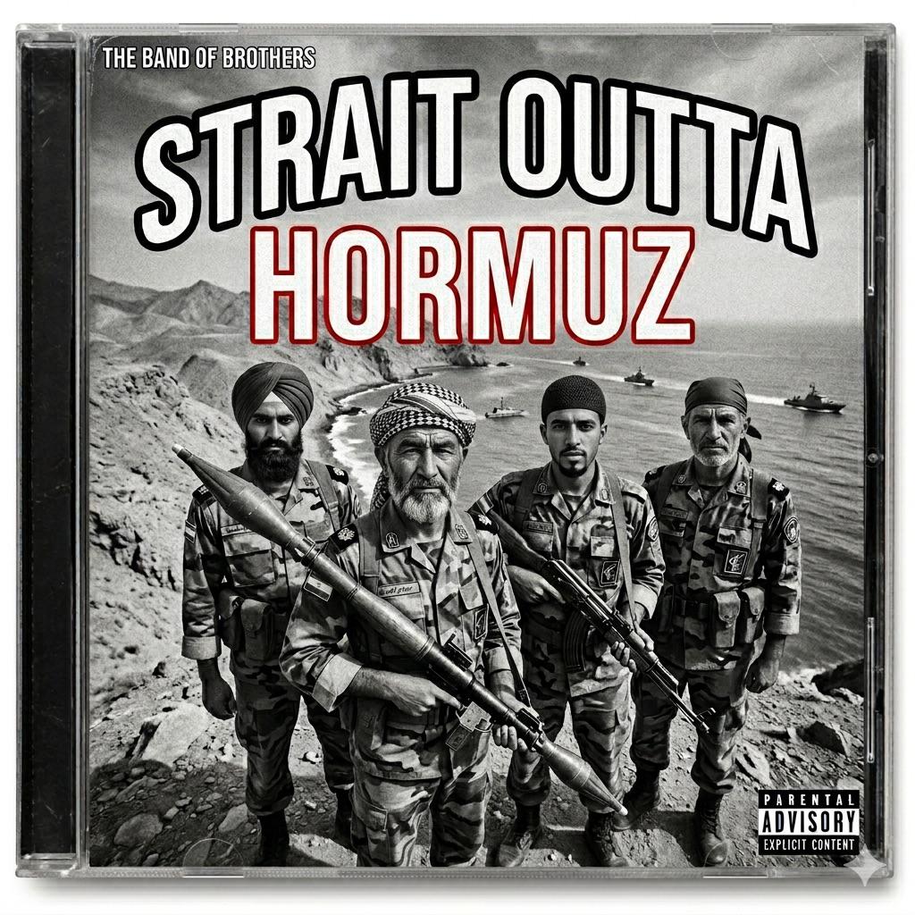 Open straight outta hormuz album