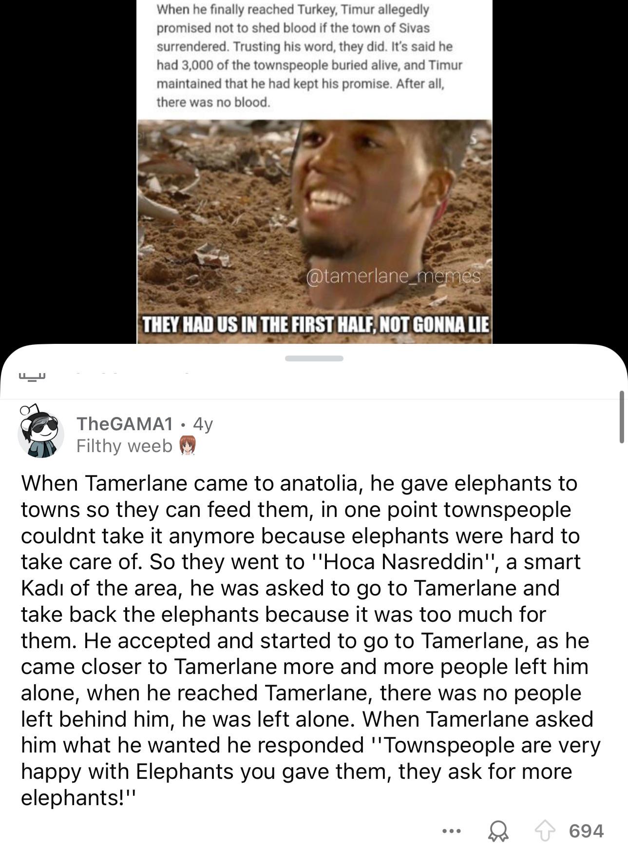 Open tamerlane elephants lesson