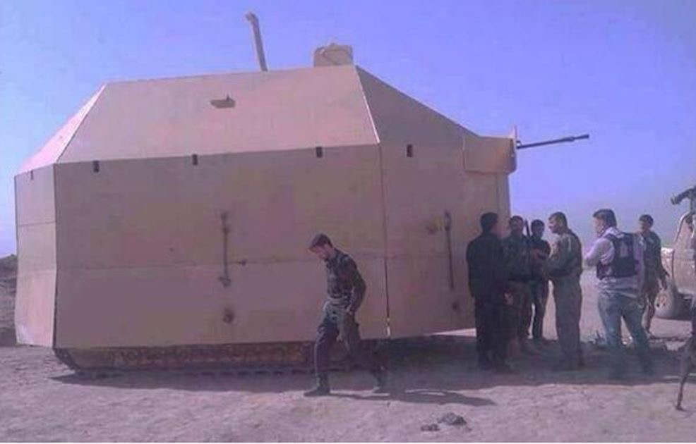 Open tank cardboard house