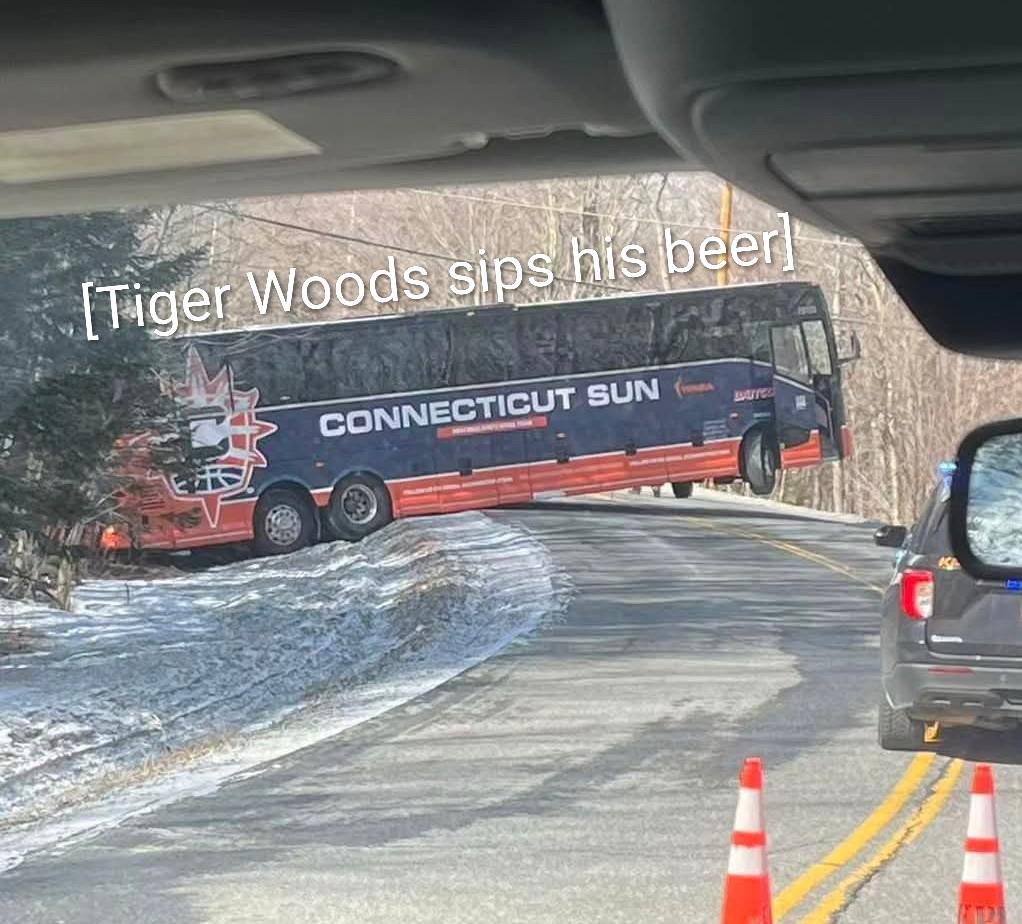 Open tiger woods sipping beer