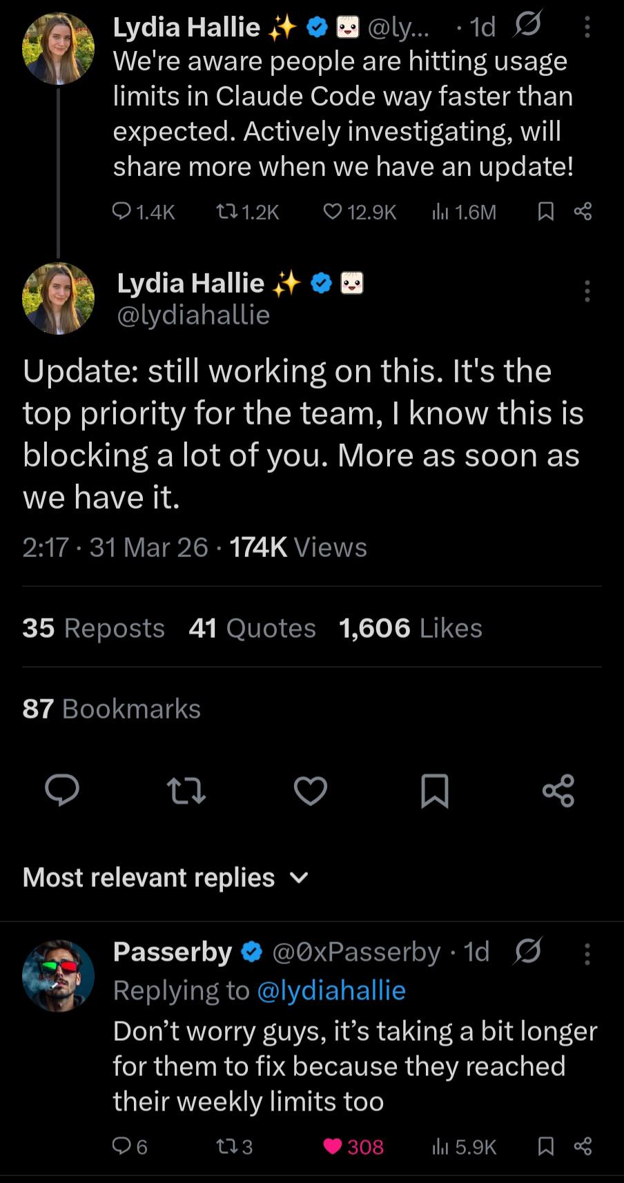 Open token limit reached