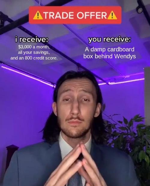 Open trade offer housing