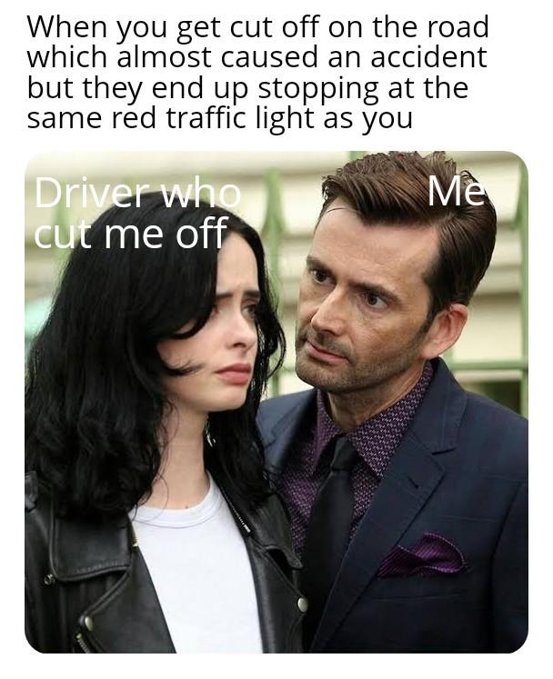 Open traffic light encounter