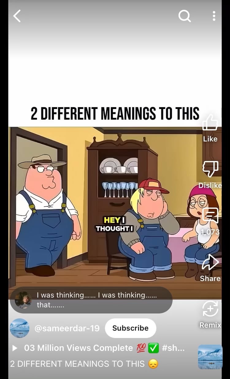 Open two meanings joke