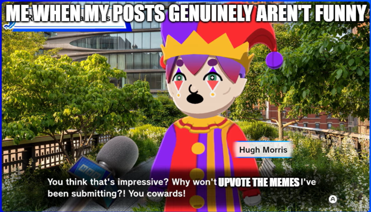 Open unfunny clown rants