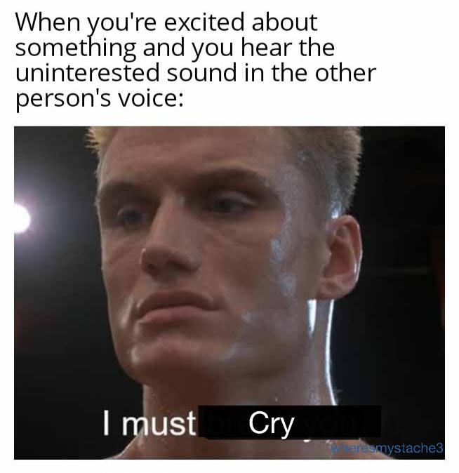 Open uninterested sound other voice