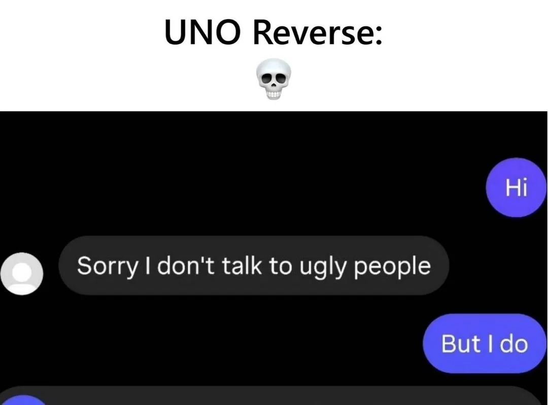 Open uno reverse reply
