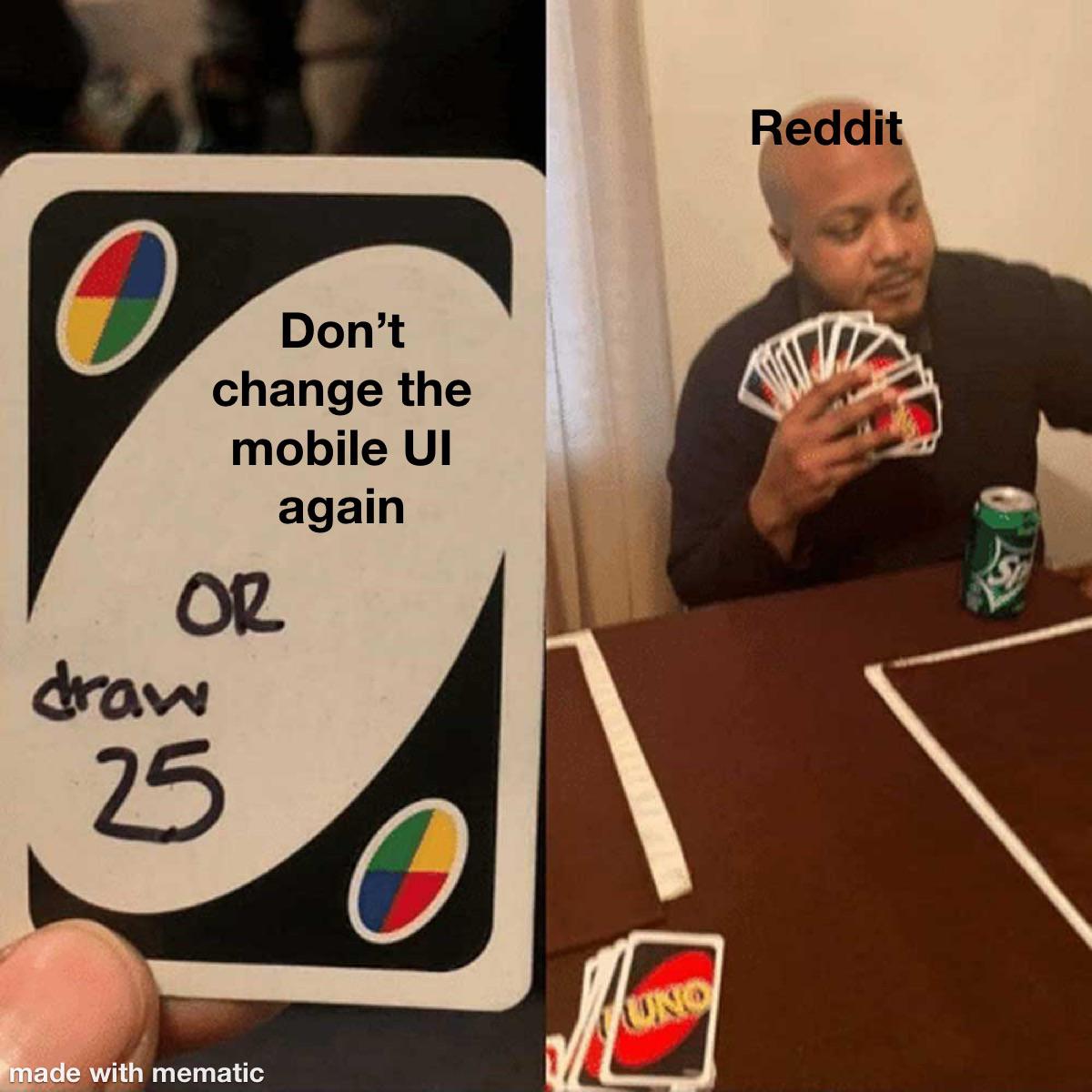 Open uno ui change reddit
