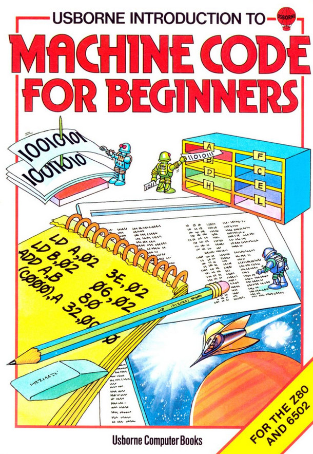 Open usborne machine code book