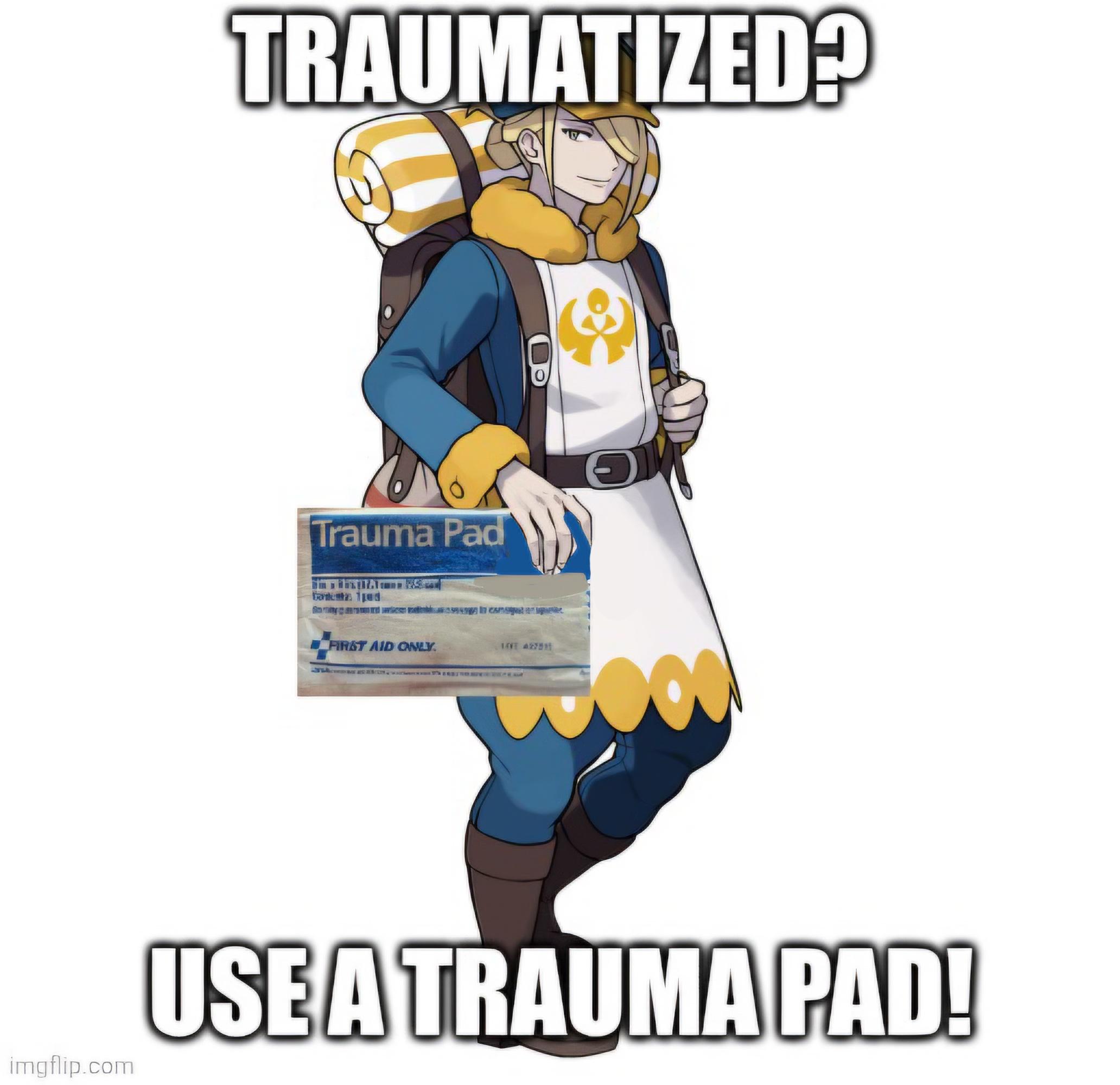 Open use trauma pad