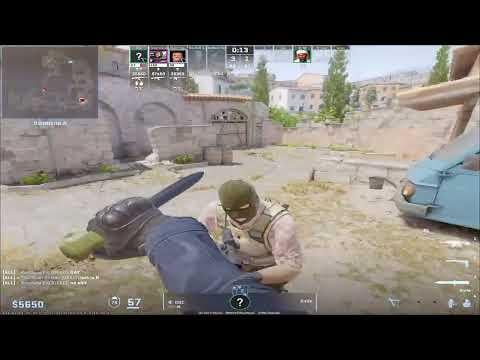 Open video game action scene