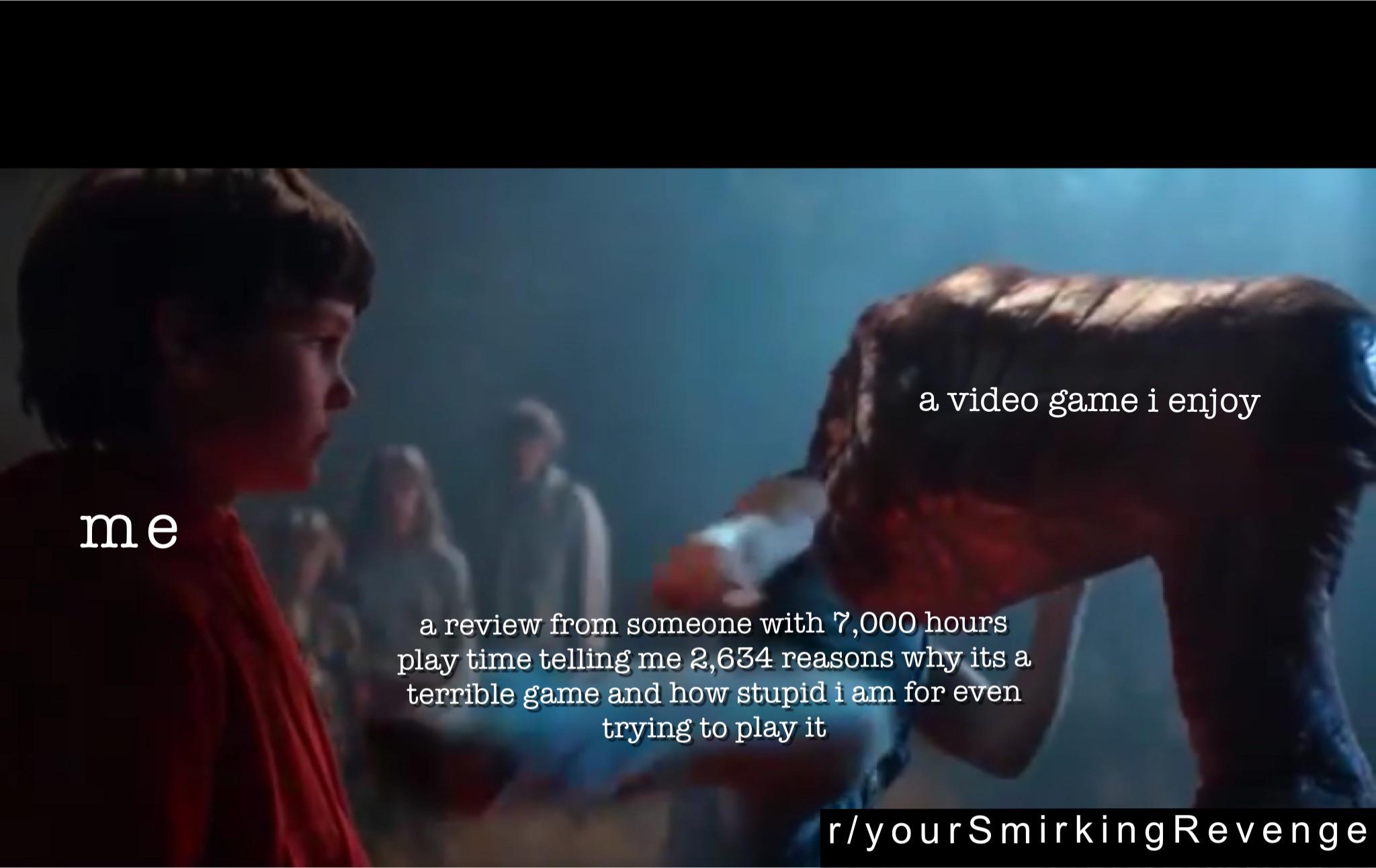 Open video game review meme