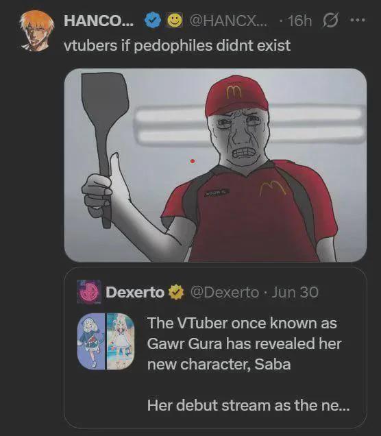 Open vtubers pedophiles existed