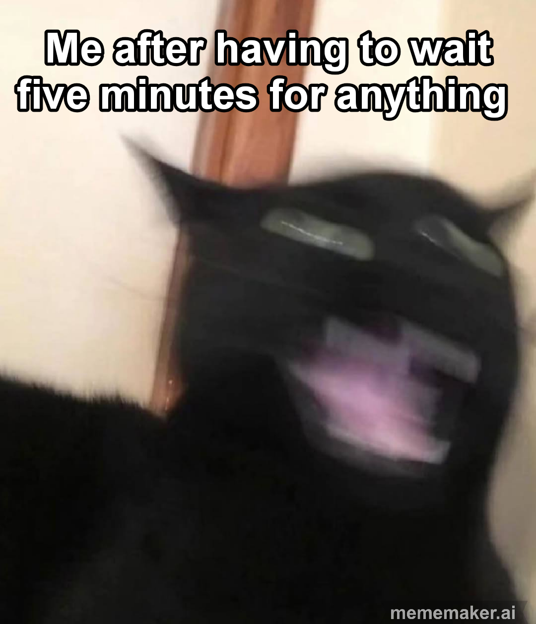 Open waiting five minutes