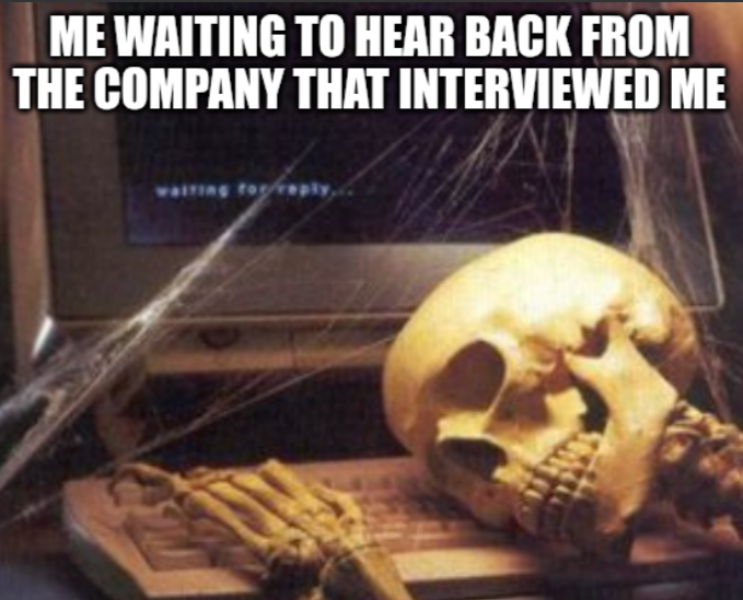 Open waiting for interview reply