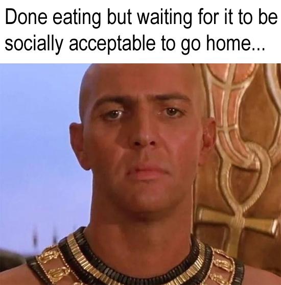 Open waiting to leave