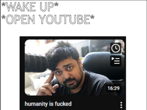 Open wake up youtube meme