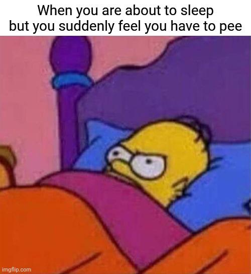 Open waking up need pee
