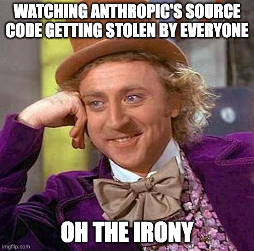 Open watching anthropic source code stolen