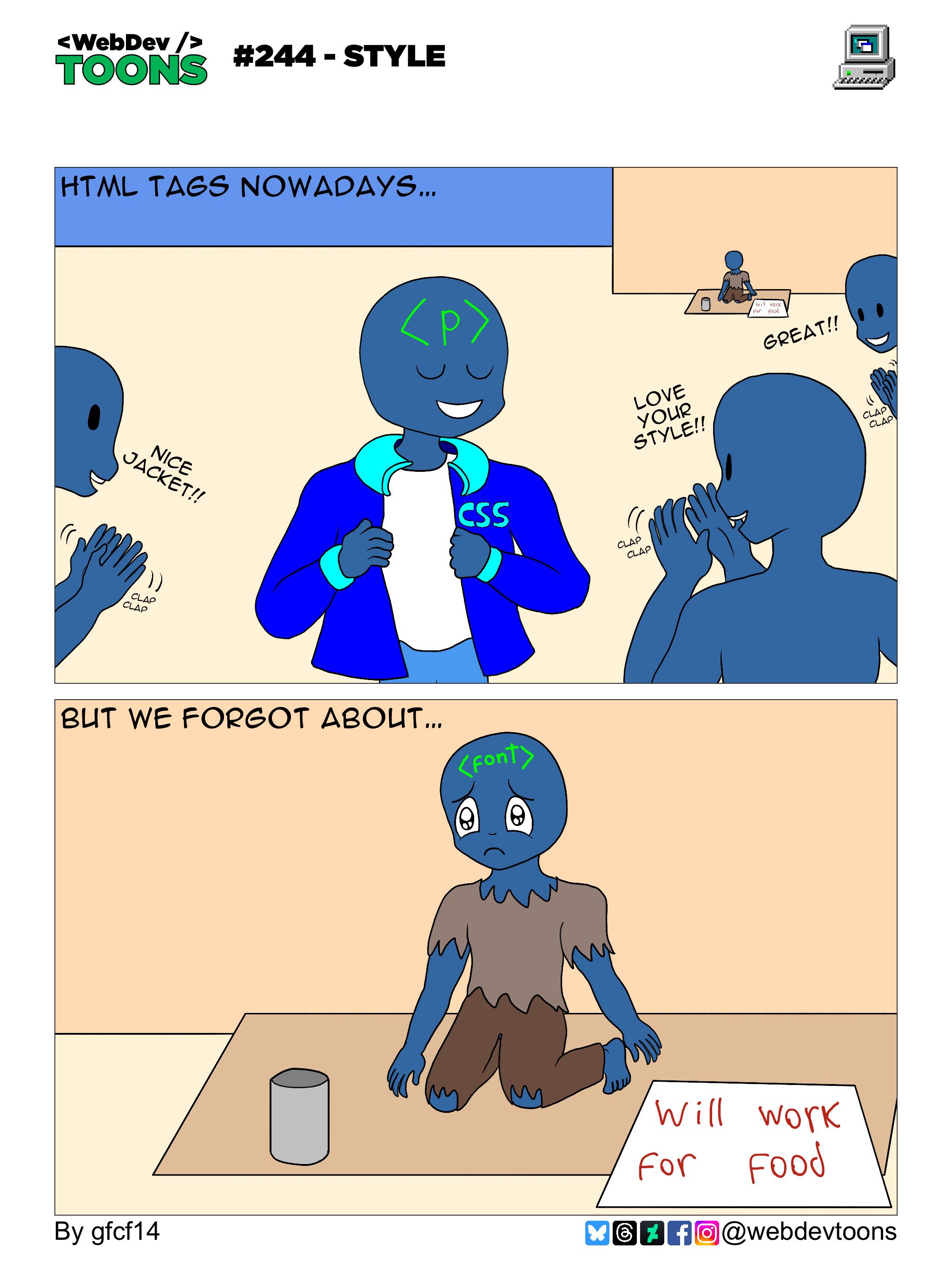 Open webdev style forgot font