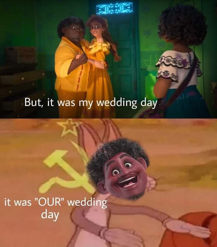 Open wedding day disappointment