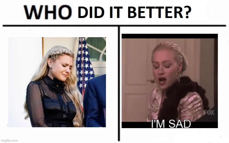 Open who did it better sadness