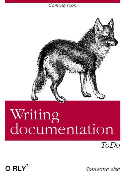 Open writing documentation coming soon